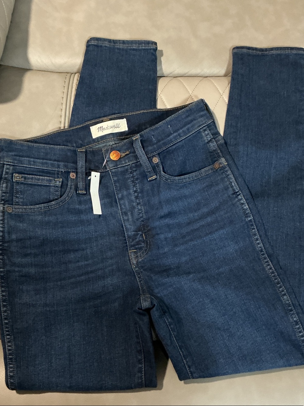 Madewell Women's Dark Indigo Skinny Jeans